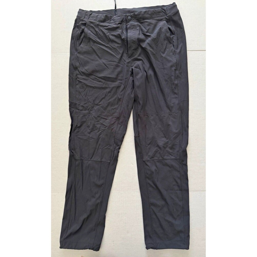 The North Face Mens L Tekware Grid Hiking Pants Flashdry Outdoors Gray